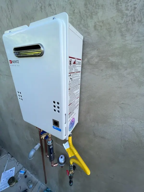 Tankless water heater installation for Second Creek homes